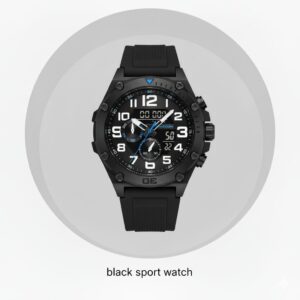 rugged and modern sports watch